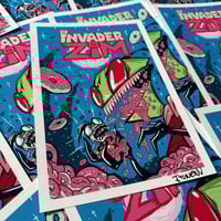 Image 1 of INVADER ZIM Doughnuts Cover Print (signed)