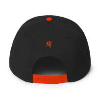 Image 3 of Black/Orange CC Snapback Hat