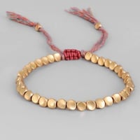 Image 2 of MELIA Gold Beaded Bracelet