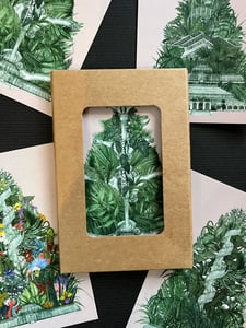 Image of Christmas cards - set of 4 A6 - inspired by Kew Gardens