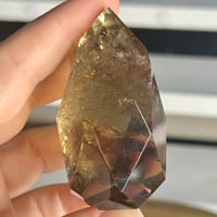 Image 4 of Smoky Quartz Faceted Flame (22A)