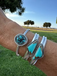 Image 2 of Kingman Nugget Stacker Cuff M/L Wrist