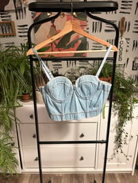 Image 1 of Denim bustier 