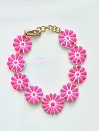 Image 1 of Hot Pink Talavera Bracelet 