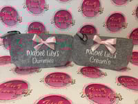 Image 1 of Baby felt zip bag