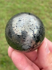 Image 1 of Pyrite In Magnetite Sphere #1607