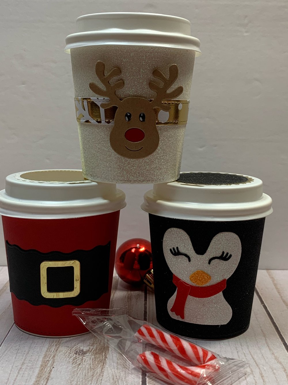 4 oz. Christmas coffee sleeves | My Crafting World Designs