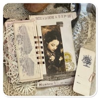 Image 4 of Junk Journal lace samples spool book