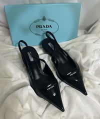 Image 3 of P Kitten Heels - Black