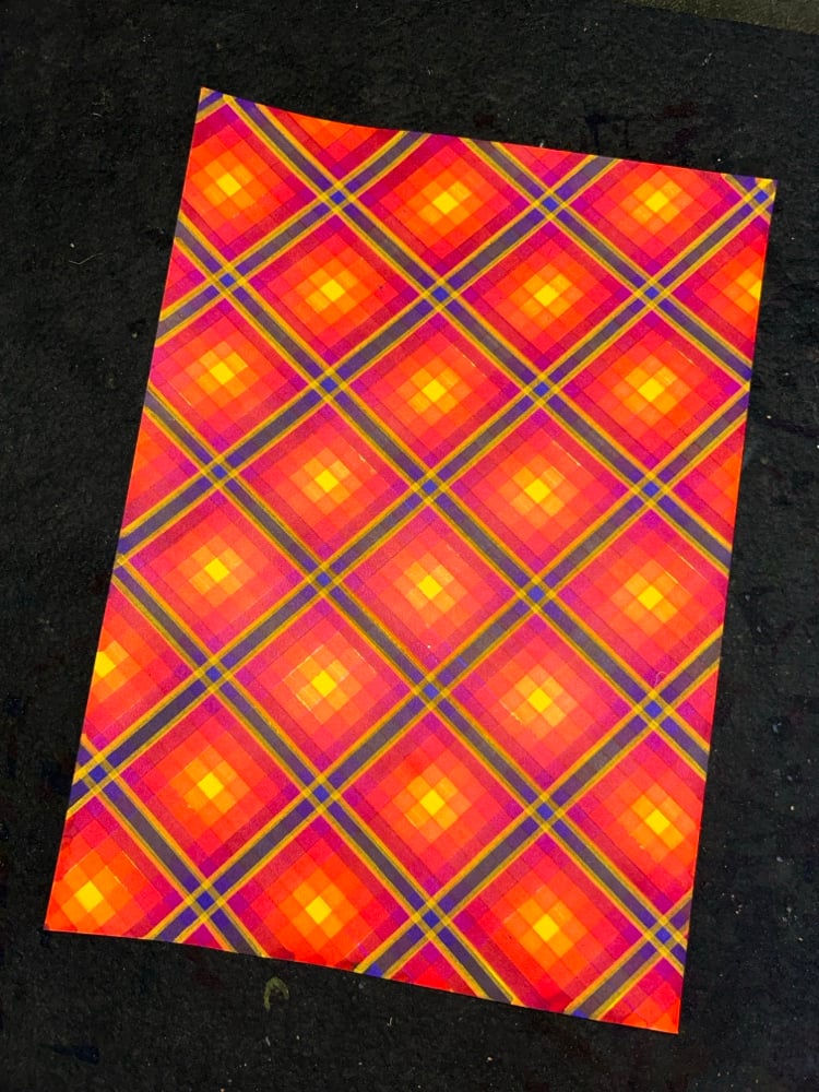 Image of Fire Gradient on a Grid