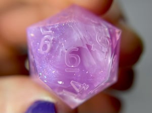 Image of Enchanted Fairy (finished to order) 7-Piece TTRPG Dice Set 