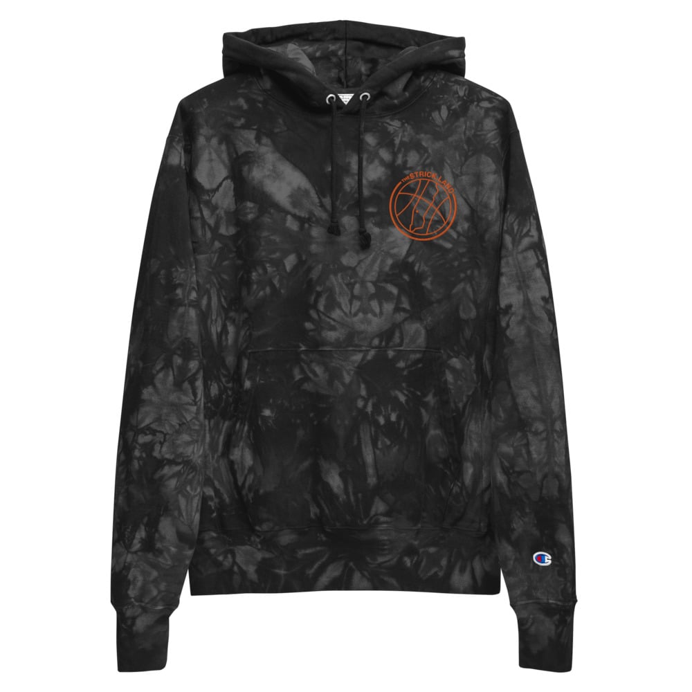 The Strickland Logo Champion Tie Dye Hoodie The Strickland