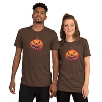 Image 4 of Short Sleeved T-shirt (Adult M/F) - Classic Jack O Lantern