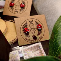 Image 4 of Kolczyki wkrętki z biedronką 🐞