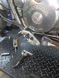 Image 1 of Honda Rebel Harley Peg Foot Contols 