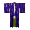 Antique Silk Ikat Kimono (Purple, Red & Lime)