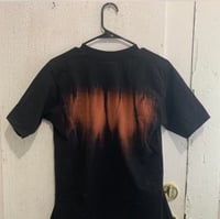 Image 2 of 'Make Haste' Blockprinted Bleached Tee Oneshot - Size Medium