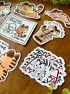 Taiga White Series Stickers