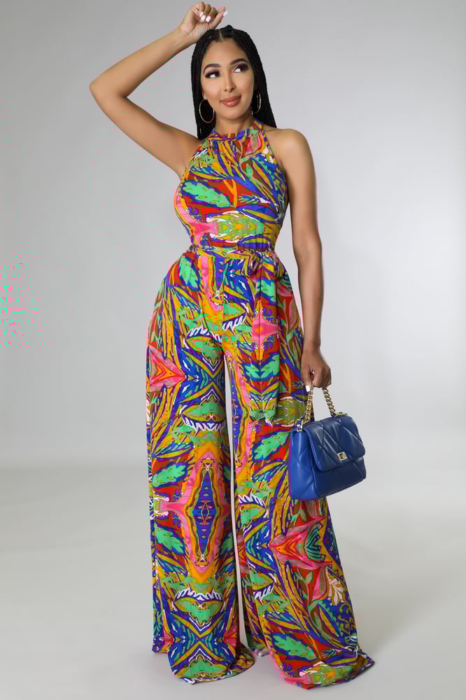 Image of TROPICAL LIFE JUMPSUIT