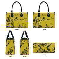 Image 3 of Women's PU Leather Nai'a Print Handbag