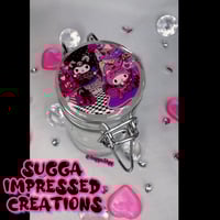 Image 1 of Kuromi & My Melody Mini Glass Stash