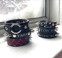 Image 1 of misc leather cuffs