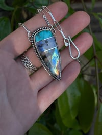 Image 4 of Turquoise/Moonstone/Labradorite Talisman