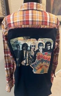 Vintage Orange/Yellow Flannel Shirt Traveling Wilburys