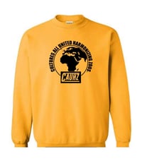 Image 1 of Cauhz™️ “573” Global Crewneck Sweatshirt Gold