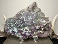 Image 1 of Rainbow Flower Amethyst Slab #1520