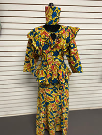 2 Piece Flowered Print 