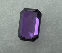 Image 23 of Heated Natural Tanzanite Purple pink, emerald cut, 6.75ct