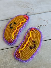 Image 2 of Hot Dog earrings 