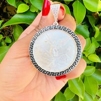 Dije Onza / Centenario Negro 925 Plata