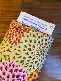 Image 1 of Padded Book Sleeve Dahlia