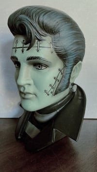 Image 2 of Frankenstein Ceramic Elvis Bust