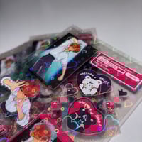 Image 2 of (PREORDER) A6 HOLO STICKER SHEET - TASTE
