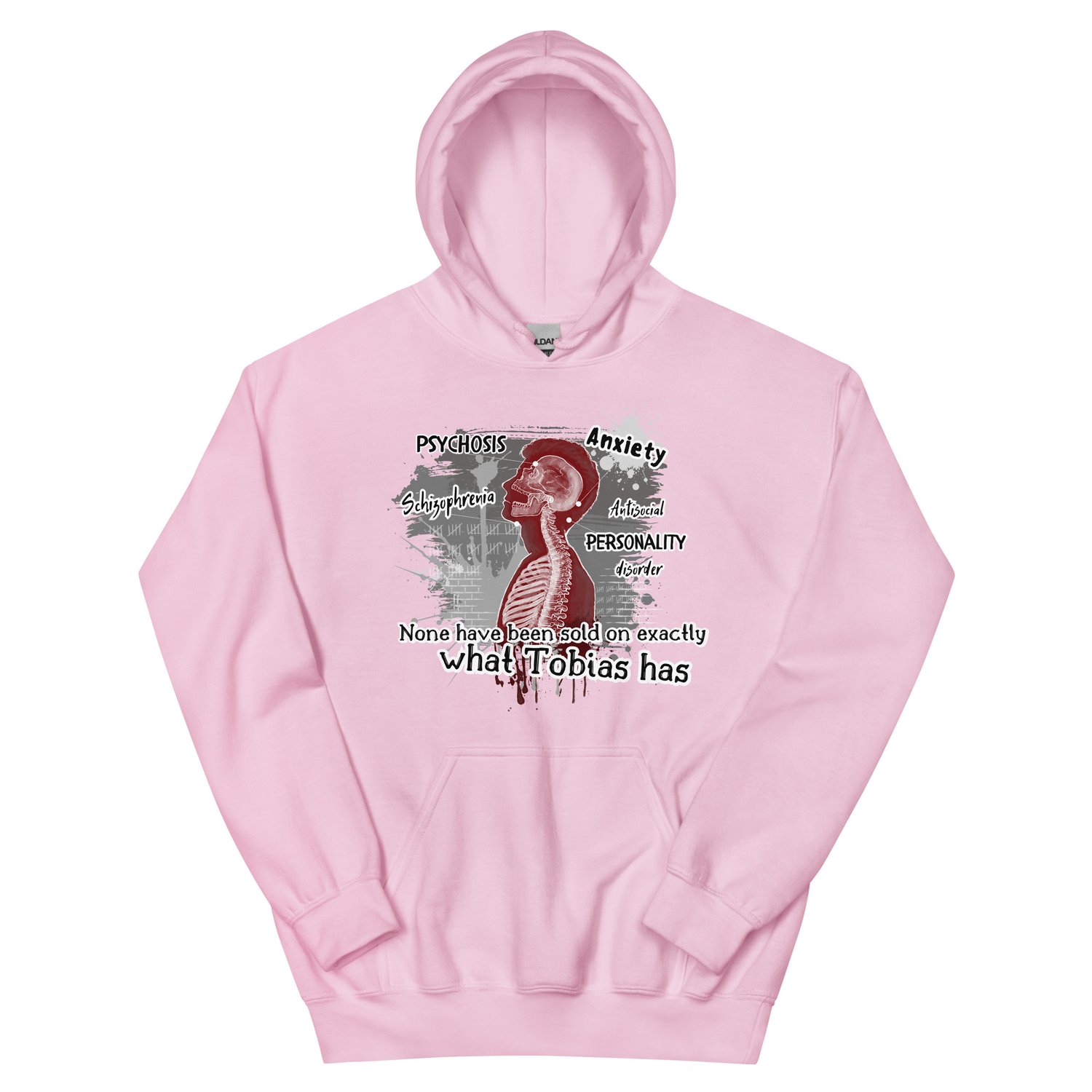 Image of Officially licensed Leigh Rivers Psychotic obsession Tobias Unisex Hoodie