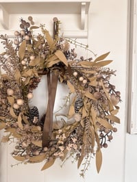 Pinecone & Berry Autumn Wreath
