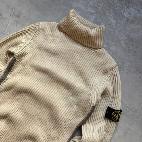 Image of AW 2018 Stone Island Wool Roll Neck Sweatshirt, size medium