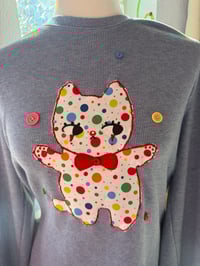 Image 3 of Clown Kitty Sweater 🎪🐱♡ (L/XL)