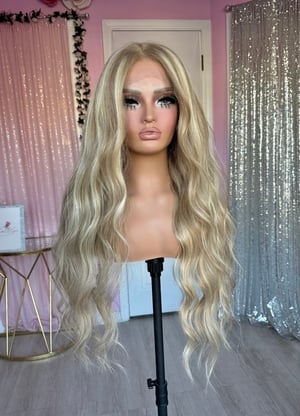 Image of all human hair highlights blonde (ready to ship)