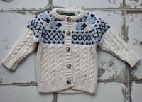 Bramble the Sheep Toddler Cardigan 