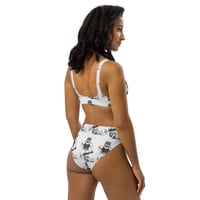 Image 2 of get down Recycled high-waisted bikini