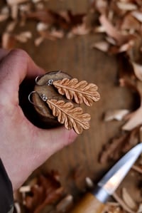 Image 4 of Oak Leaf - Earrings 