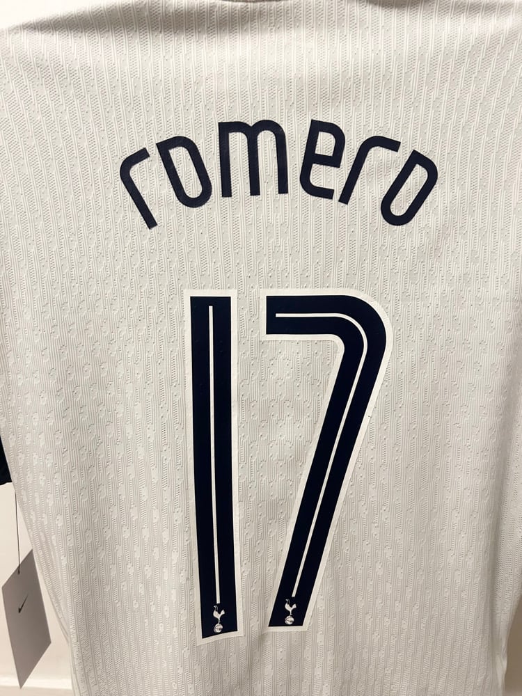 Image of PRE ORDER: Tottenham Hotspur “ROMERO 17” Vaporknit 2024/25 Home Europa Final Shirt   (L)