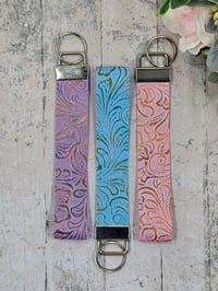 Image 1 of Vintage Embossed Wristlet Keychain