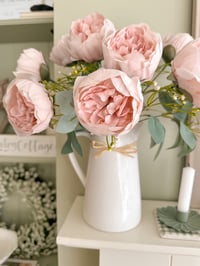 Image 1 of Soft Pink Peony Bouquet ( 9 Included )
