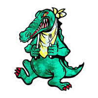 Jerry Alligator 3" Stickers