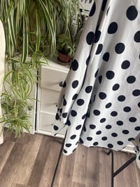 Image 2 of Polka dot top with bell sleeves